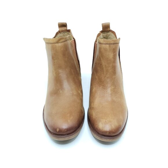 Korks Kork Ease Tea Ankle Boots Bootie Tan Leather Womens US 9.5 - Picture 4 of 9